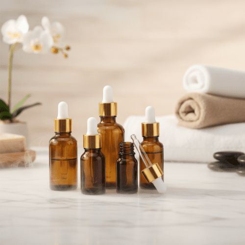 Essential Oil Glass Bottle With Dropper