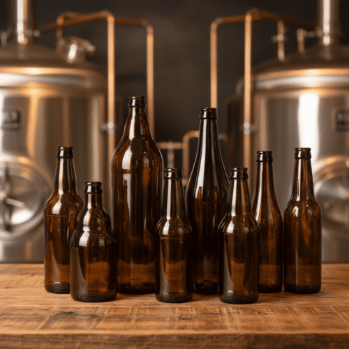 Wholesale Amber Beerglass Bottles